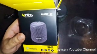 Infinity JBL CLUBZ 150 Wireless Portable Bluetooth Speaker with Waterproof & Deep Bass Unboxing