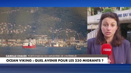 Camille Chaize sur les migrants de l’Ocean Viking : «Certains vont demander l’asile, d’autres vont être relocalisés»