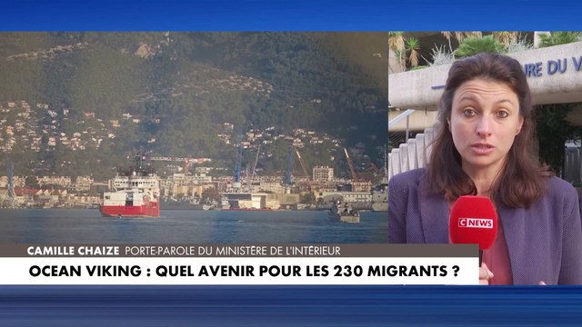 Camille Chaize sur les migrants de l’Ocean Viking : «Certains vont demander l’asile, d’autres vont être relocalisés»