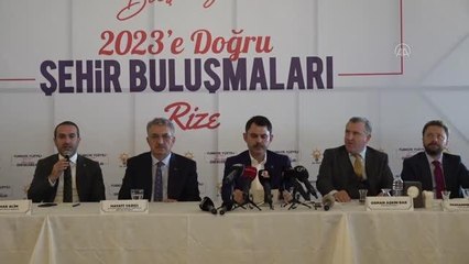 Bakan Kurum: "Engelleniyoruz siyaseti yapıyorlar. Emin olun hiçbir işte engel olmuyoruz"