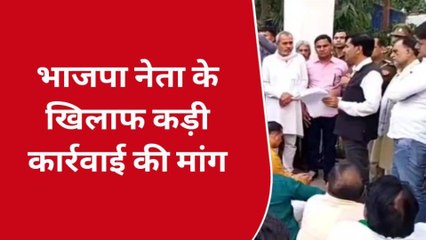 हापुड़: भाजपा के नेता के &#039;बिगड़े बोल&#039; पर जाटों का हंगामा, रासुका की मांग