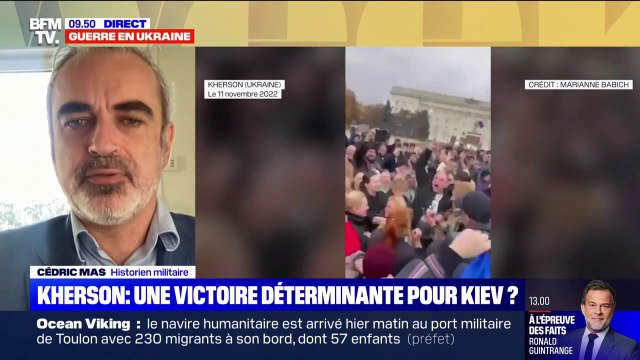Cédric Mas, historien: La reprise de Kherson est une véritable victoire de l'Ukraine qui est sur la pente ascendante du succès