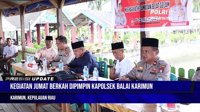 Polres Karimun Gelar Kegiatan Jum'At Berkah Dengan Memberikan Bansos Dan Nasi Kotak Kepada Masyarakat