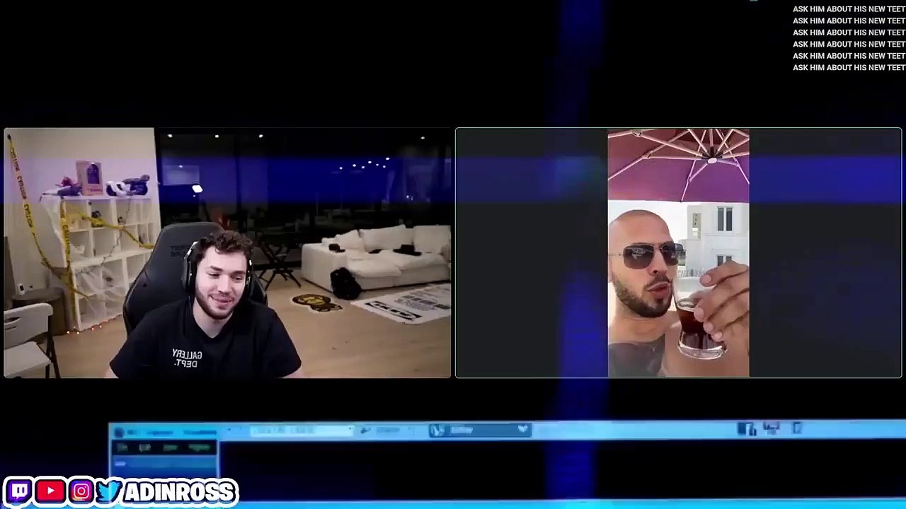 Andrew Tate Reacts to Adin's New Lifestyle