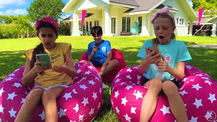 Nastya and the school story about a rude boy and bulling