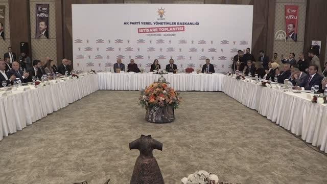 GAZİANTEP - AK Parti'li Özhaseki, Gaziantep'te Yerel Yönetimler Başkanlığı İstişare Toplantısı'nda konuştu