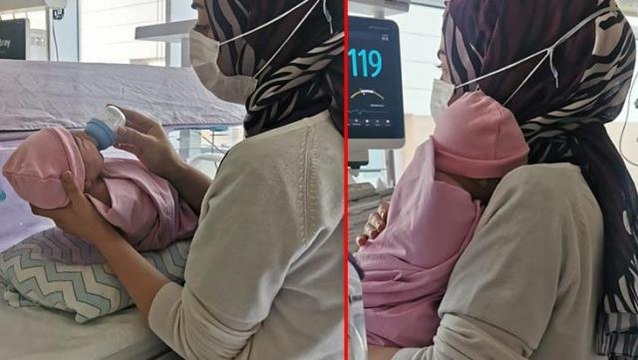 Konya'da yeni doğmuş kız bebeği kaldırım üzerine bırakıp terk ettiler