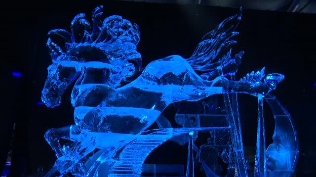 Torrejón acoge el primer Festival Internacional de Esculturas de Hielo