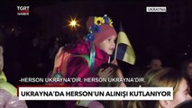Ukraynalılar Rusya’nın Herson’dan Çekilmesini Kutluyor! Sokaklar Şenlik Alanına Döndü!- TGRT Haber