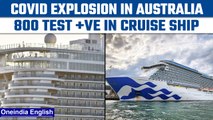 Australian cruise ship with 800 covid cases docks in Sydney | Oneindia News *International