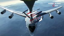 NATO’ya ait E-3A AWACS uçağına, Hava Kuvvetlerimize ait KC-135R tanker uçağı tarafından yakıt ikmali yapıldı