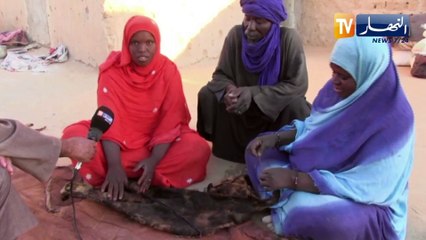 برج باجي مختار..عائلة تتخذ من صناعة الخيم والقربة مصدر رزق لها