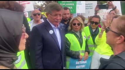 Davutoğlu'ndan direnişlerinin 13. günündeki Kemerköy sakinlerine ziyaret: Bu ülkeyi imar rantına teslim etmeyeceğiz