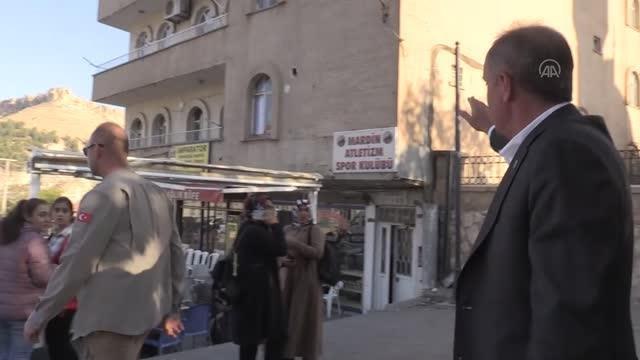 Memleket Partisi Genel Başkanı İnce, esnafı ziyaret etti