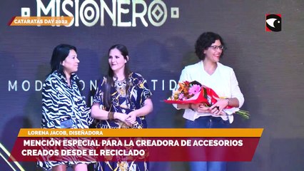 Mención especial para la creadora de accesorios creados desde el reciclado