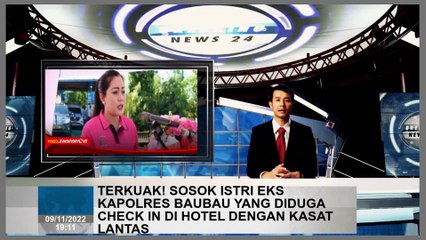 Terungkap! Sosok istri mantan kepala polisi Baubau yang diduga check in di hotel dengan Kasat Lantas