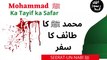 Nabi Saw Ka Taif Ka Safar Islamic Video Very Emotional | The journy of Tayif