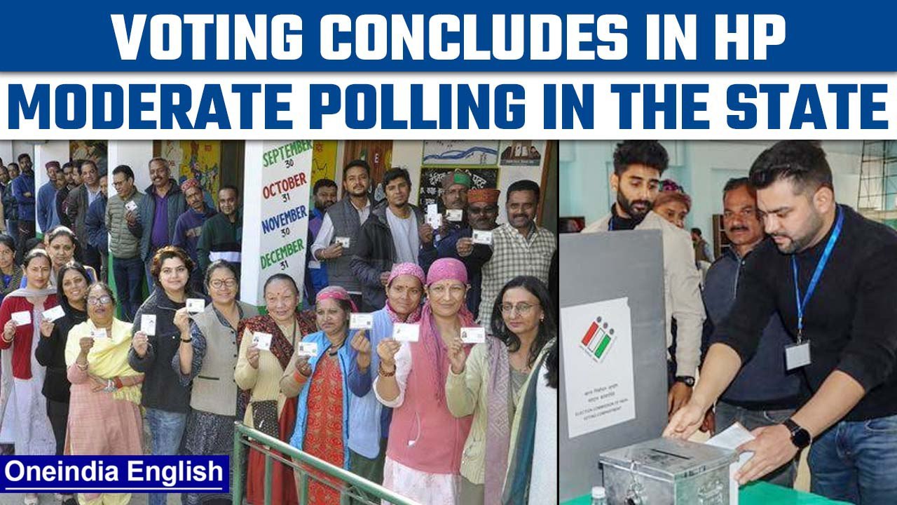 HP Elections 2022: Voting concludes; state records 65 per cent polling ...