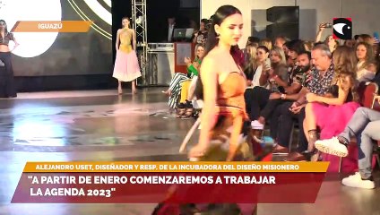 Venimos trabajando todo el año y este es el podía de la moda de Misiones