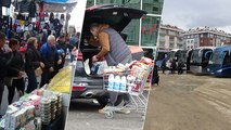 Edirne'de hafta sonu Bulgar turist yoğunluğu
