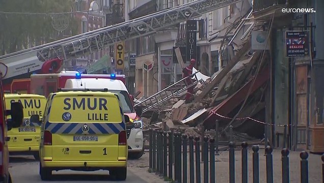 Франция: обрушение домов в Лилле