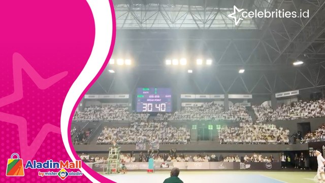 Seru! Begini Suasana Pertandingan Raffi Ahmad Melawan Desta Mahendra di Ajang Tiba Tiba Tenis