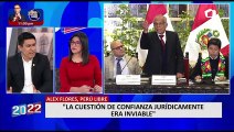 Alex Flores: “Aníbal Torres ha cumplido un ciclo en este Gobierno. Necesitamos un nuevo premier”