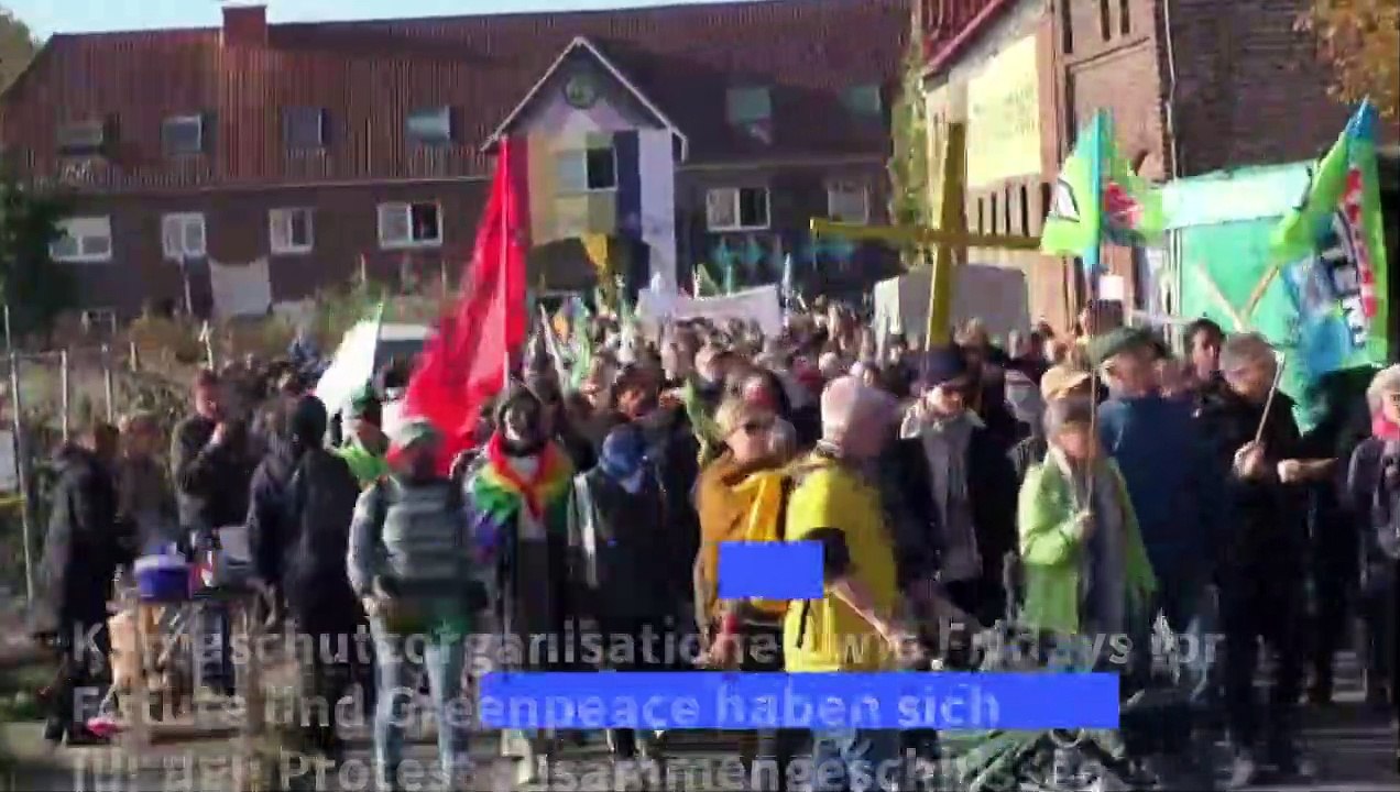 Braunkohletagebau garzweiler: klimaaktivisten protestieren für den erhalt von lützerath