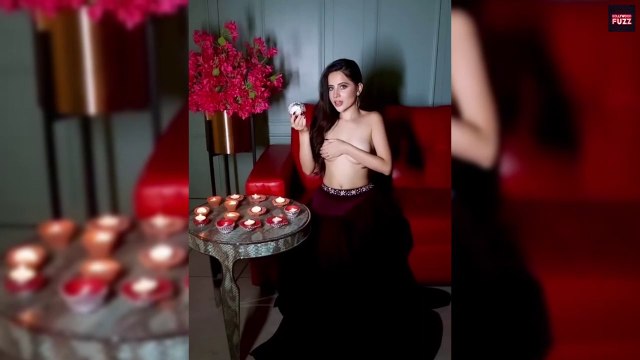 Urfi Uorfi Javed receives brutal teasing for celebrating Diwali while wearing no top.