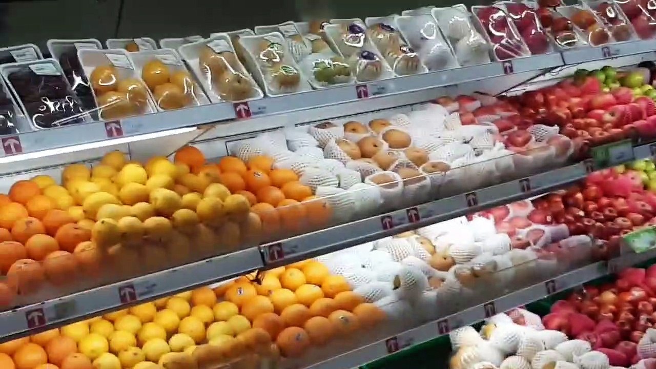 BELANJA BUAH DI CARREFOUR, MASIH SEPI...KARENA  COVID-19
