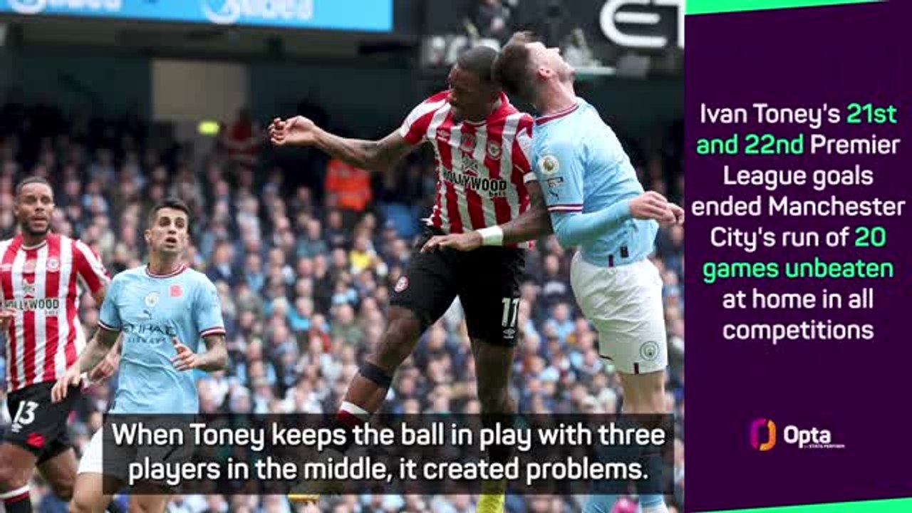 'Ivan Toney creates problems!' - Guardiola on shock City defeat