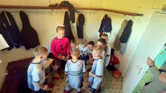 Célébration victoire ! ES Tourville / FC Dieppe 2 (Championnat U13 D2 le 12/11/2022)