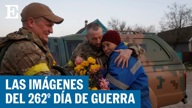 Las tropas ucranias son recibidas como héroes por los vecinos de Jersón | EL PAÍS