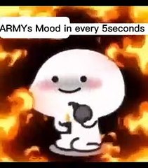 Every Army's mood every 5 seconds