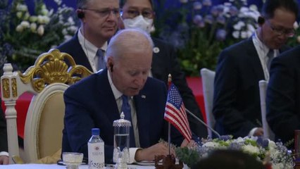 Joe Biden vuelve a tener un lapsus y confunde Camboya con Colombia