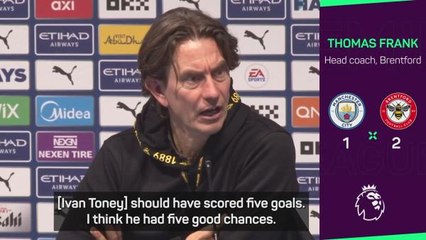'Toney should have scored five!' - Frank