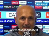 Napoli-Udinese 3-2 12/11/22 intervista post-partita Luciano Spalletti