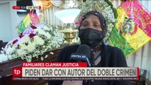 En medio de gritos de justicia, entierran a bebé y adulta mayor que fueron asesinados en La Paz 