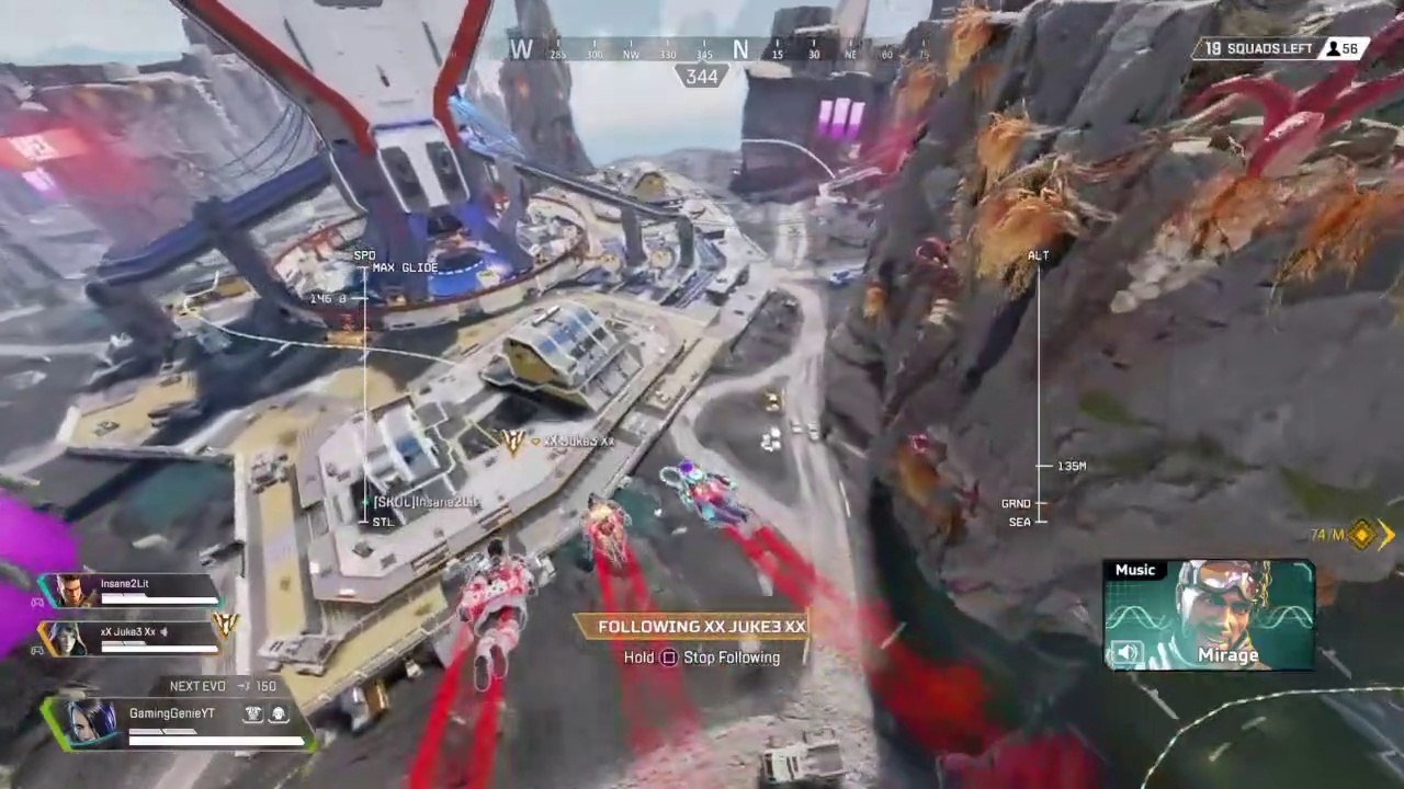 Apex legends Hardcore no map GamingGenieYT's Live PS4 Broadcast