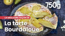 La meilleure façon de réussir la tarte Bourdaloue ou tarte amandine aux poires - 750g