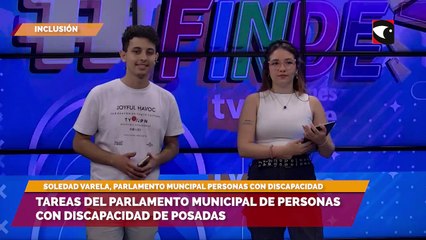 Tareas del Parlamento municipal de personas con discapacidad de Posadas