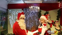 Com papai e mamãe noel, stand natalino da Cacau Show Cajazeiras é a sensação da Expo Negócios