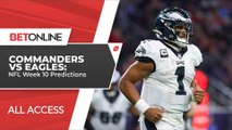 Commanders vs Eagles | NFL Week 10 Expert Predictions | BetOnline All Access