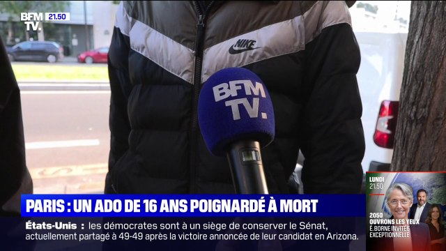 Adolescent poignardé à mort à Paris: les habitants du quartier tiraillés entre la tristesse et la crainte des représailles