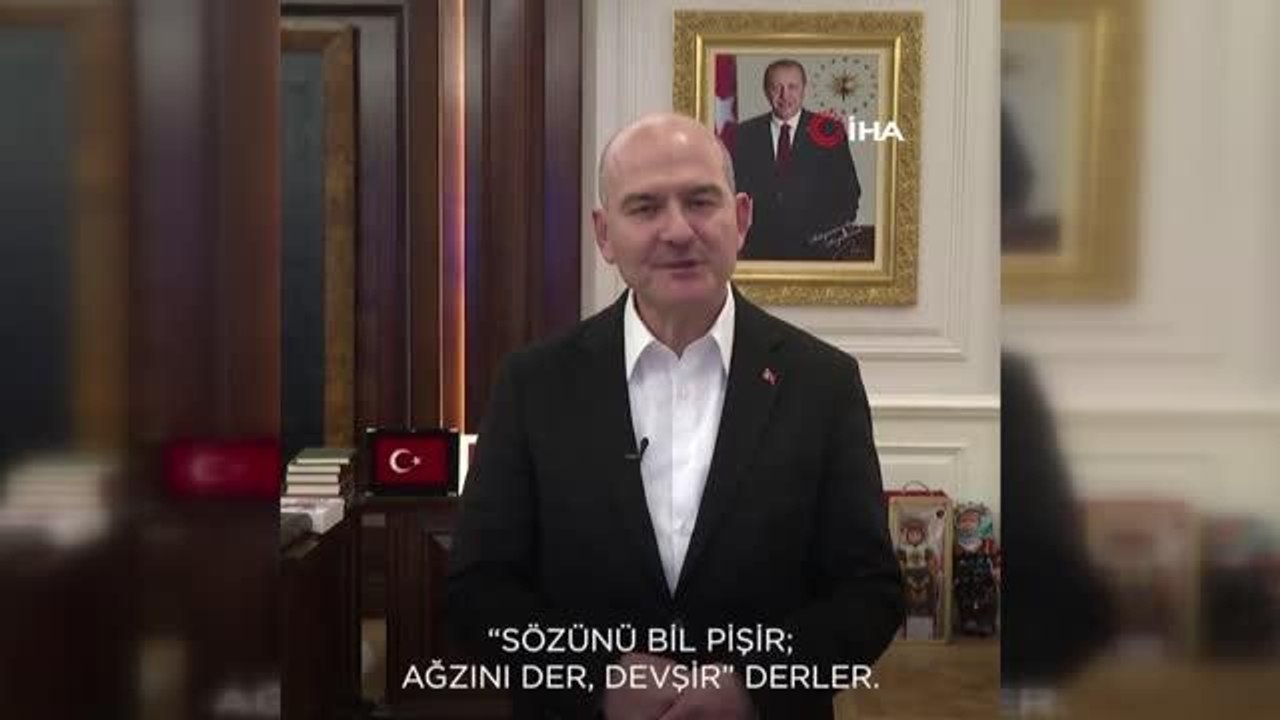 İçişleri Bakanı Soylu'dan, İBB Başkanı İmamoğlu'nun yargılandığı dava hakkında videolu açıklama