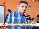 Militantes en Guárico realizan postulaciones para los equipos municipales y parroquiales del PSUV