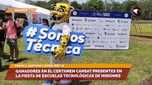 Ganadores en el certamen CanSat presentes en la Fiesta de Escuelas Tecnológicas de Misiones