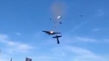 ABD'de gösteri sırasında iki uçak çarpıştı