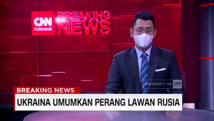 BREAKING NEWS_ Ukraina Umumkan Perang Lawan Rusia