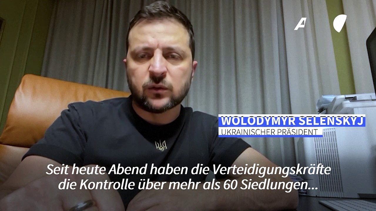 Selenskyj: Bereits 2000 Sprengsätze in Region Cherson entschärft